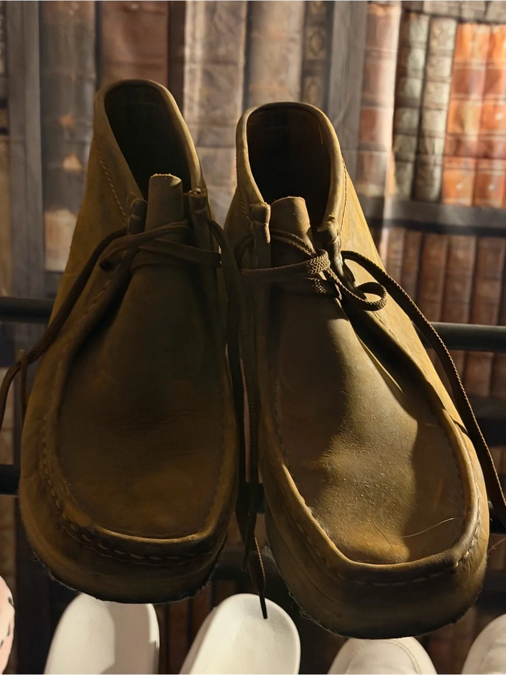 Clarks Brown Leather Chukka Boots